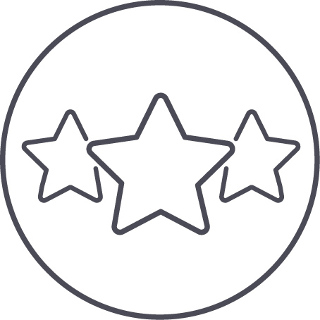 3 stars icon